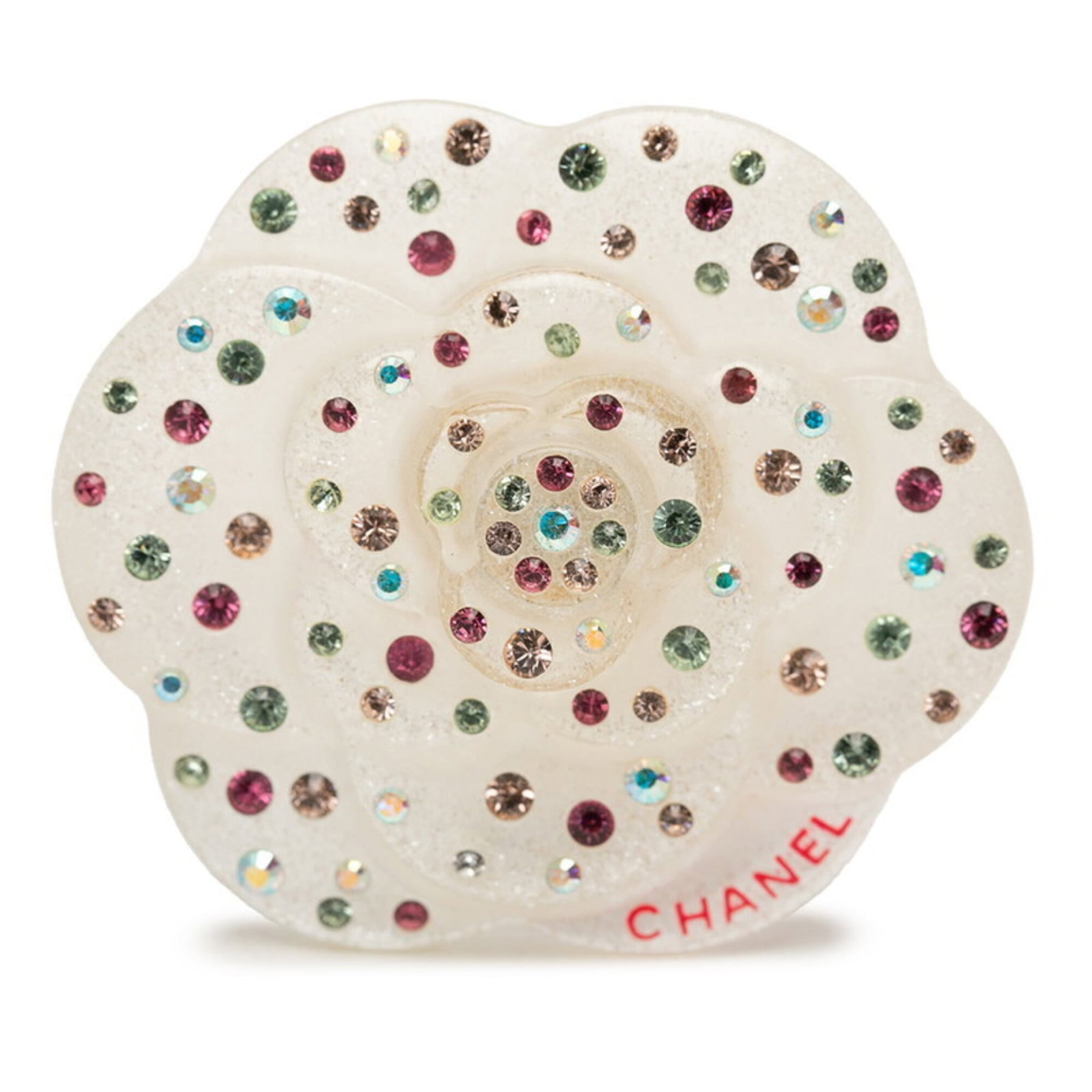 Brooch Plastic Chanel Pin (1 of 4)