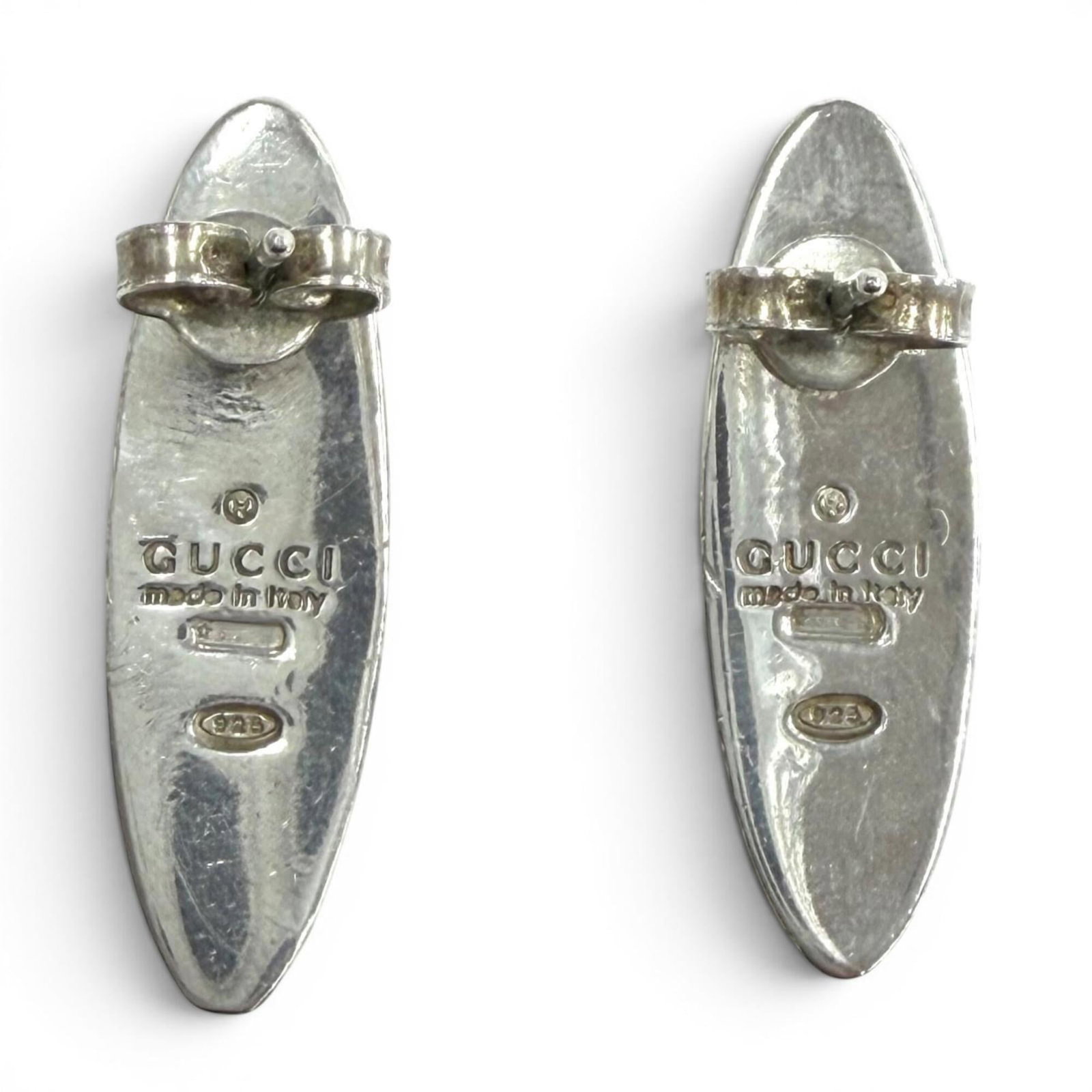 Gucci stud earrings silver 925 - 3
