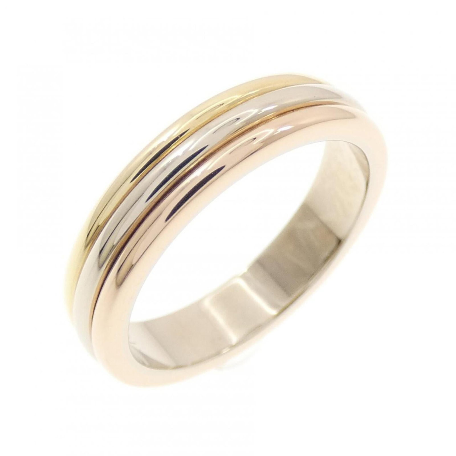 Cartier Pink 18k White 18k Yellow Gold Ring Band: Cartier Pink 18k White 18k Yellow Gold Ring Band Cartier Pink 18k White 18k Yellow Gold Ring Band features a striking combination of pink and white gold, creating a unique and eye-catching design.