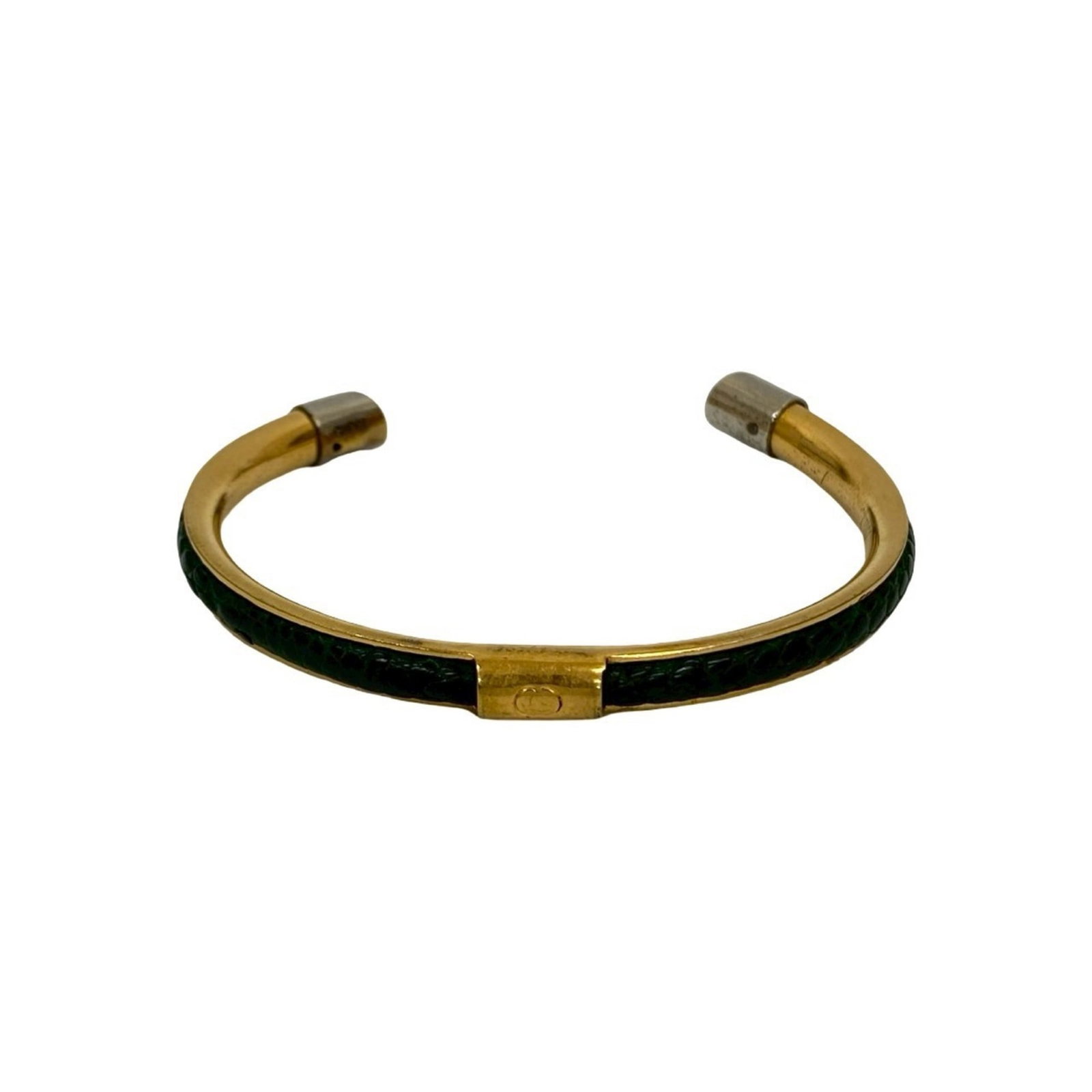 Gucci Bangle Gold Plating Leather - 5