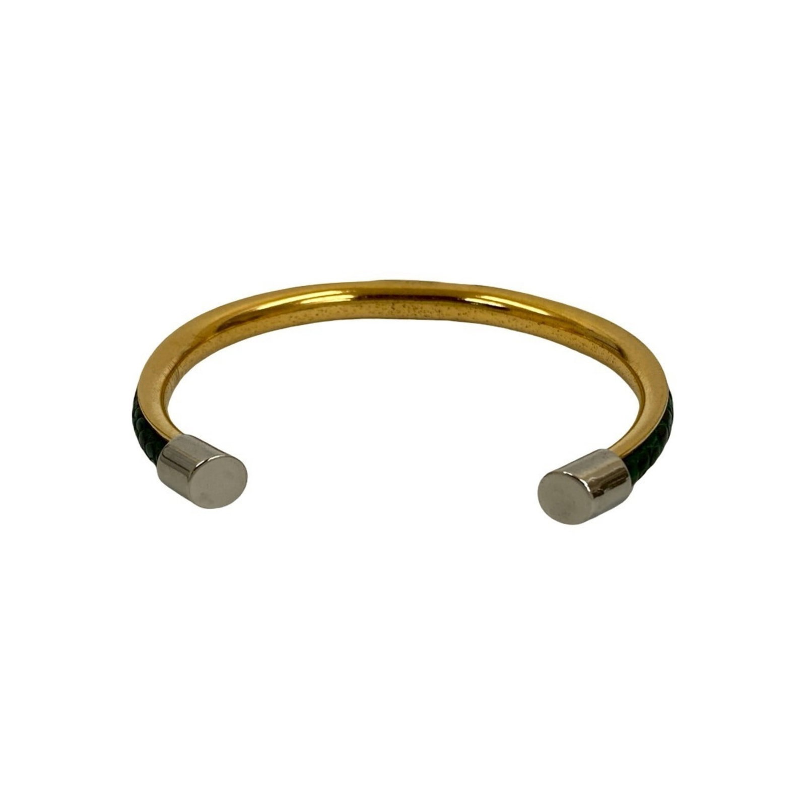 Gucci Bangle Gold Plating Leather - 6