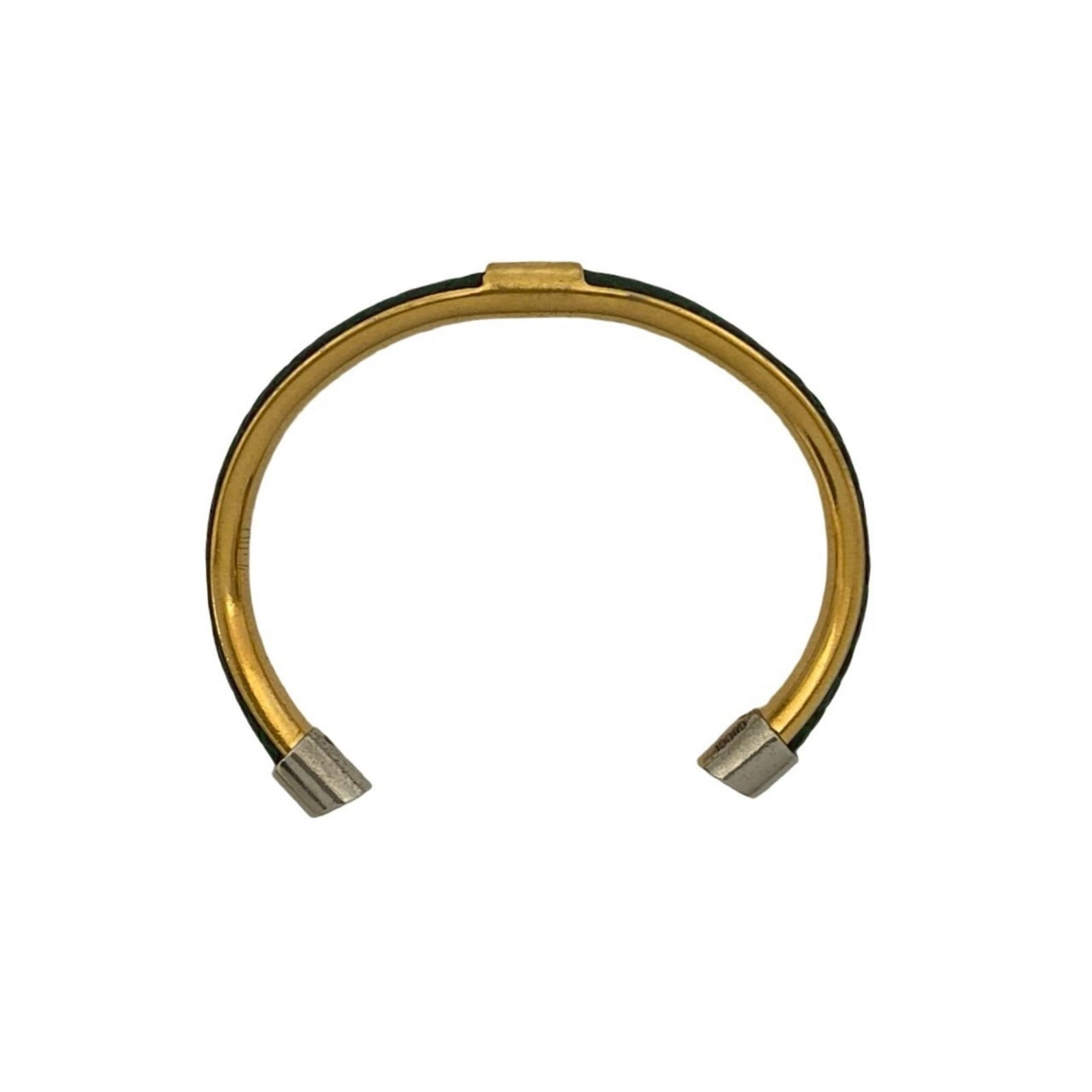 Gucci Bangle Gold Plating Leather - 7