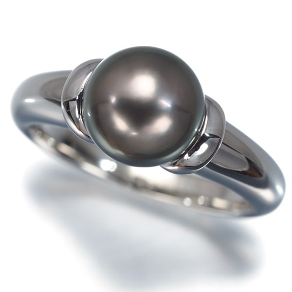 Mikimoto Ring Black South Sea Pearl 8.4Mm Solitaire Us6.75 Pt 850: Mikimoto Ring Black South Sea Pearl 8.4Mm Solitaire Us6.75 Pt 850 The Mikimoto Ring boasts an impressive 8.4mm South Sea Pearl, showcasing exceptional size and luster in its solitaire setting.