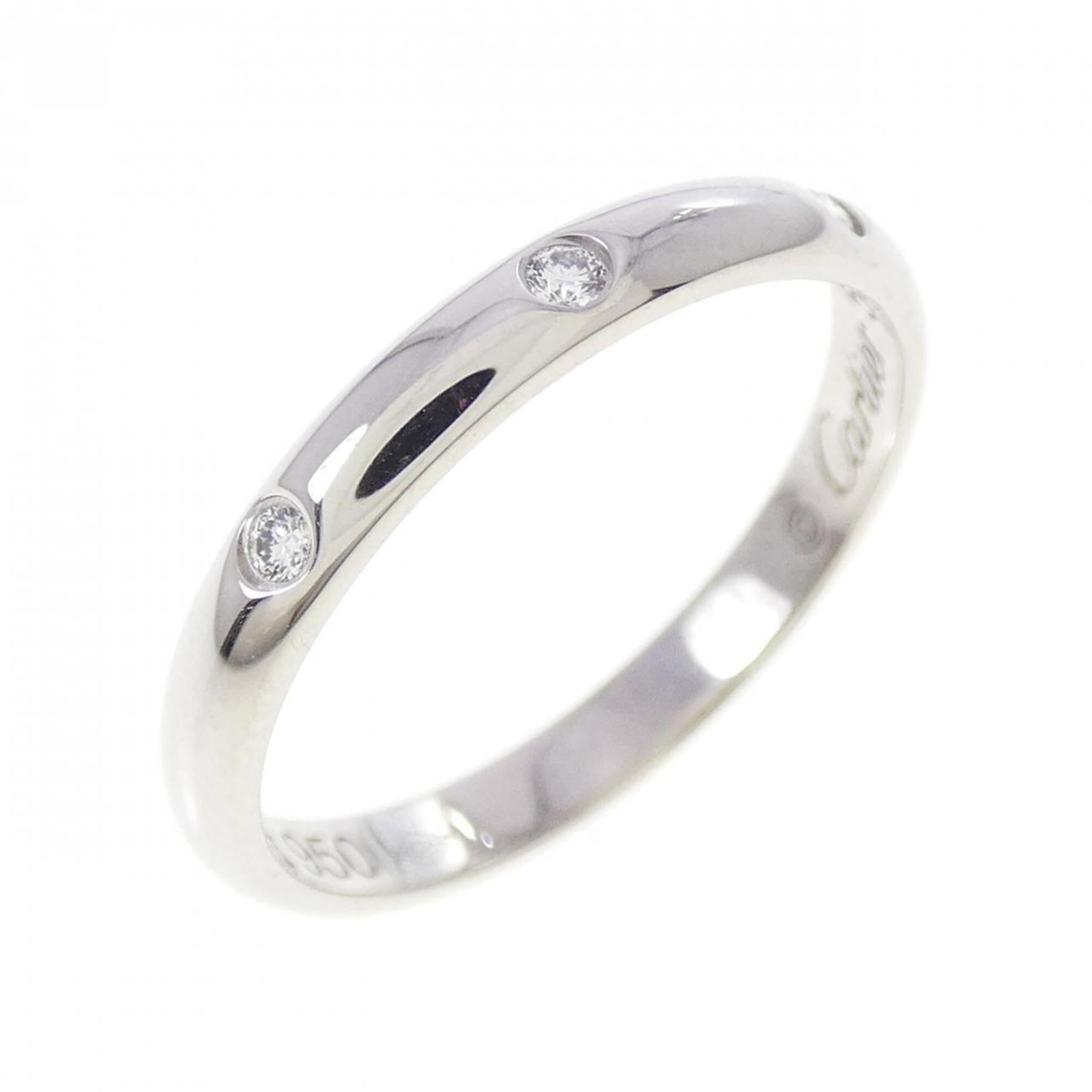 Ring Platinum Cartier Wedding (1 of 5)