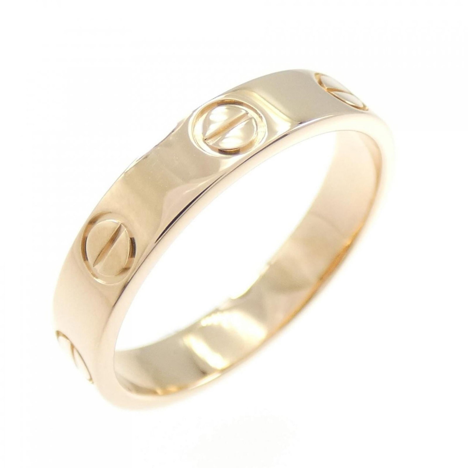 Pink gold 18k ring band from Cartier: Pink gold 18k ring band from Cartier Pink gold 18k band from Cartier, featuring a sleek and sophisticated design. This ring band boasts exceptional craftsmanship and attention to detail, with its