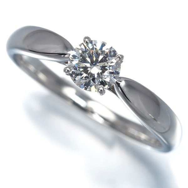 Tiffany&Co. Ring Diamond 0.39Ct Harmony Solitaire Us5 950 Platinum: Tiffany&Co. Ring Diamond 0.39Ct Harmony Solitaire Us5 950 Platinum Tiffany & Co.'s Harmony Solitaire ring showcases a stunning 0.39ct natural diamond, set in 950 platinum for exceptional durability an