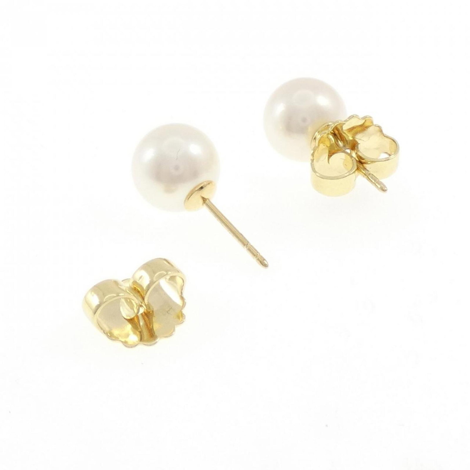 Gold Stud Yellow Earrings Tiffany - 3