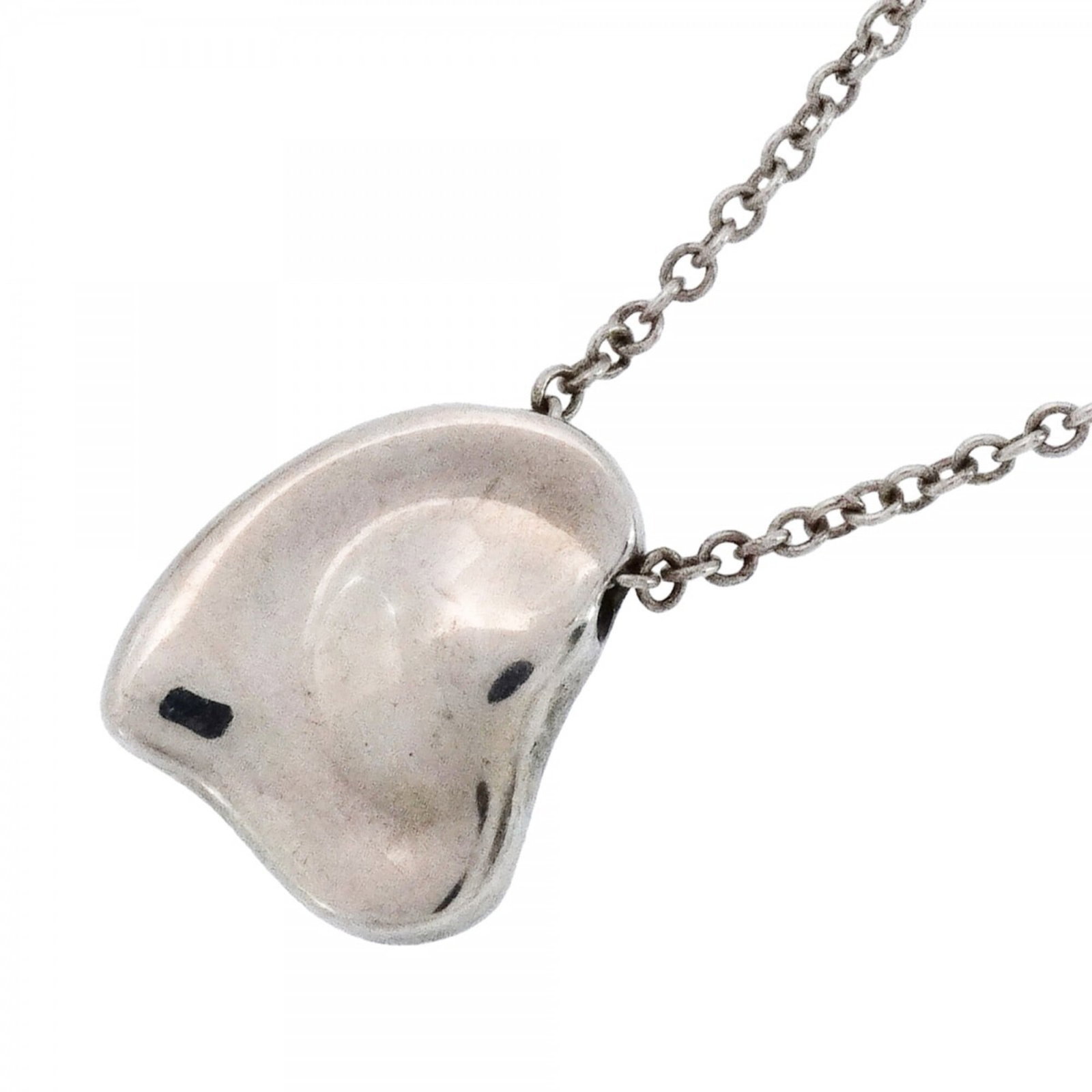 Silver full heart necklace women's tiffany co.: Silver full heart necklace women's tiffany co. Silver full heart necklace from Tiffany Co. features a classic design with a 9.3mm x 11.1mm pendant, set in a silver 925 chain with a 41.5 cm / 16.33'' n