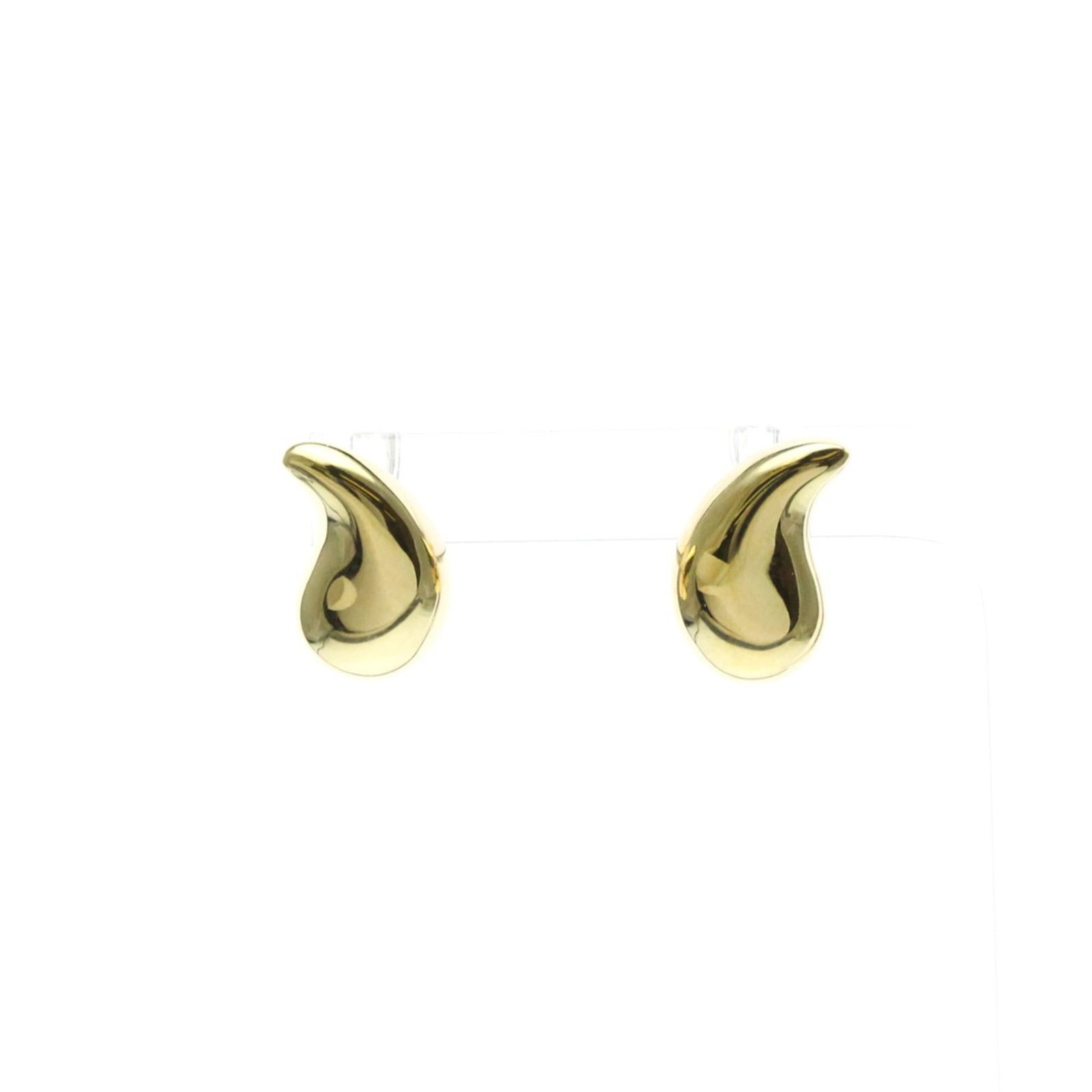 Gold Stud Yellow Earrings Tiffany: Gold Stud Yellow Earrings Tiffany Yellow Gold (18K) Stud Earrings from Tiffany. These fashion earrings feature a classic design in 18K yellow gold, with a subtle weight and a few traces of usage visib
