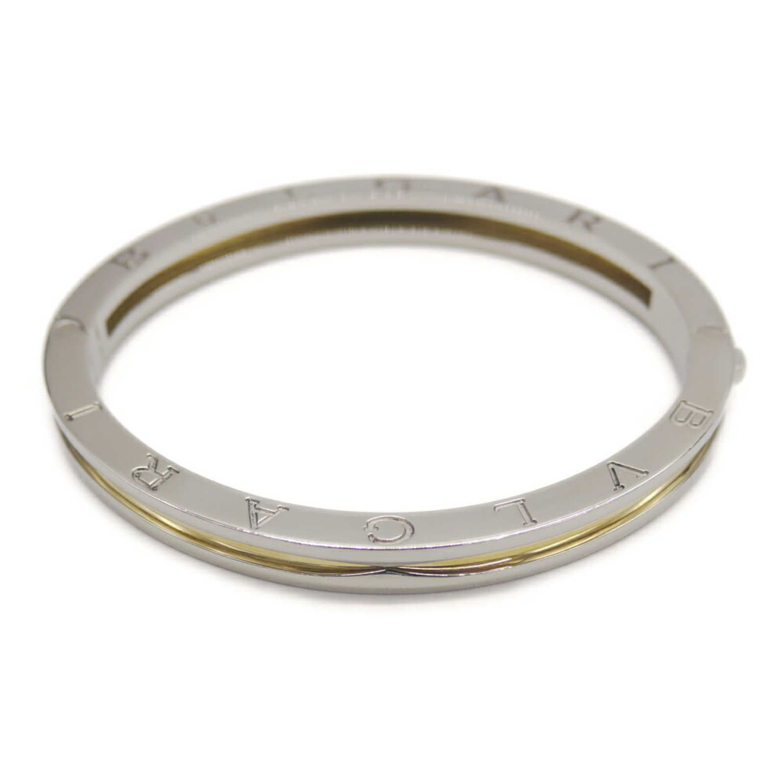 Gold 18k Metal Bangle By Bvlgari: Gold 18k Metal Bangle By Bvlgari Gold 18k Metal Bangle By Bvlgari, 19cm / 7.48'' in length, features the iconic Italian luxury brand's signature style with a high-quality gold (18K) metal construction