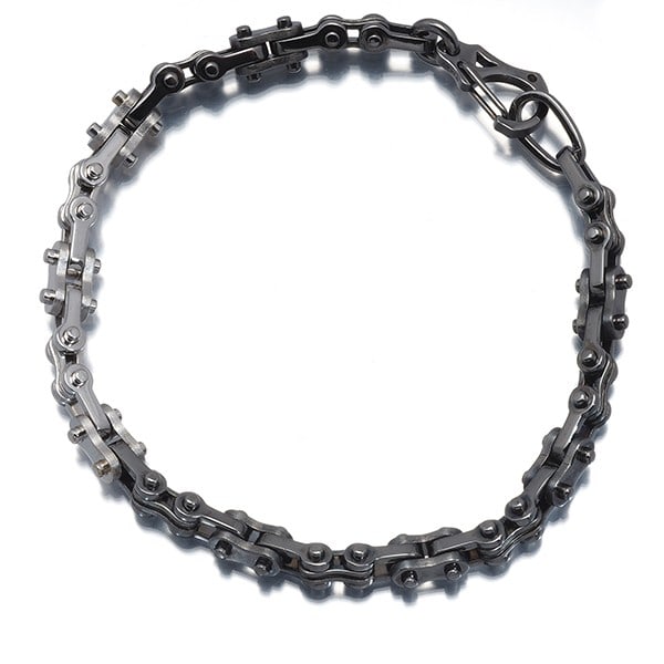 E-No'S Bracelet Chain 18K 750 White Gold/ 925 Sterling Silver/: E-No'S Bracelet Chain 18K 750 White Gold/ 925 Sterling Silver/ 18k white gold and sterling silver chain bracelet, showcasing the elegant simplicity of unadorned metalwork. The E-NO"S brand combines th
