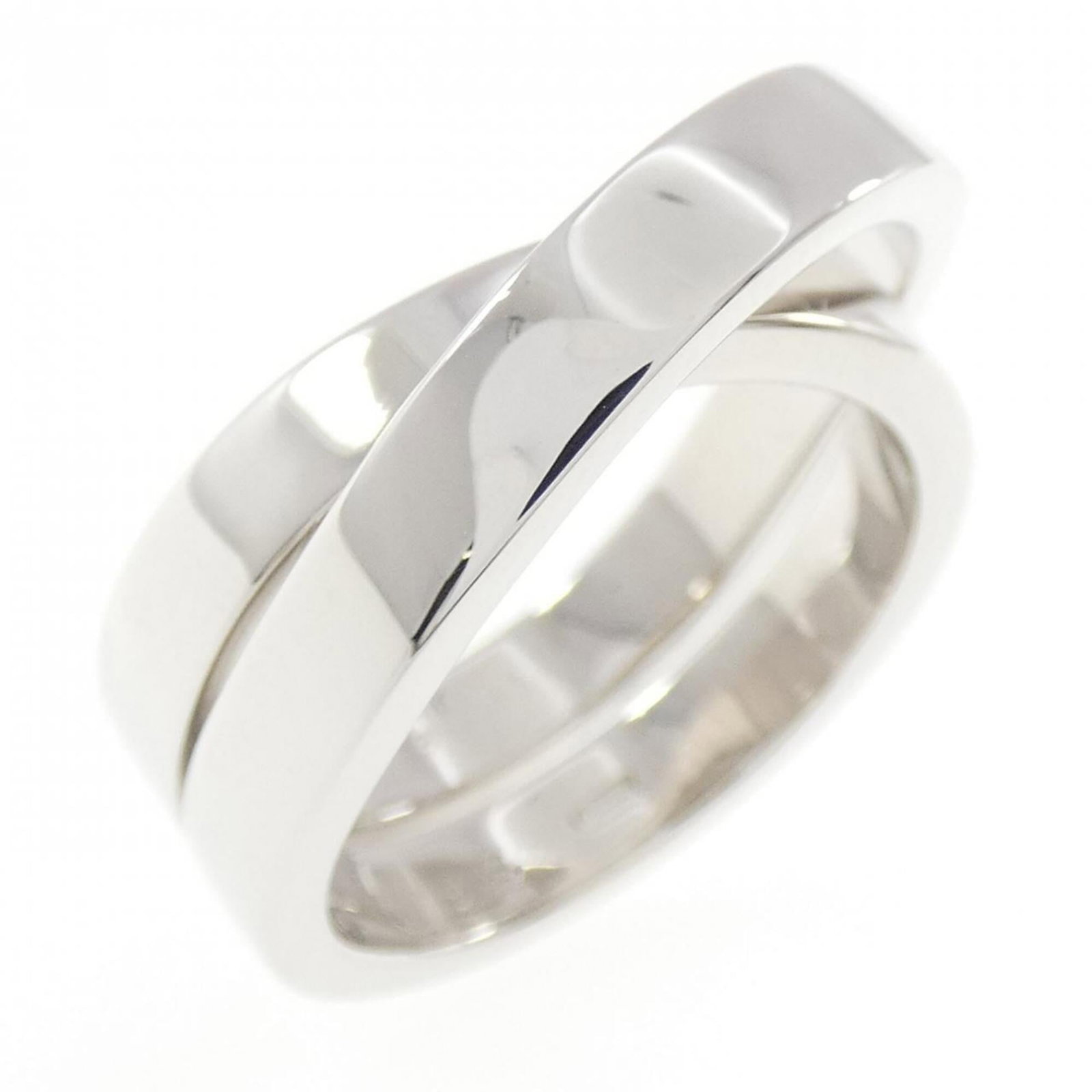 White Gold Cartier Band Ring 18K: White Gold Cartier Band Ring 18K White Gold Cartier Band Ring 18K features an elegant design with high-quality white gold construction. The ring boasts a classic band style, suitable for everyday wear