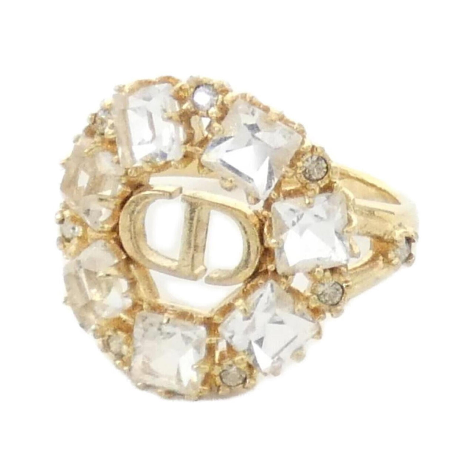 Christian Dior Petite ring by Cd: Christian Dior Petite ring by Cd Used Christian Dior Petite ring in very good condition, with a few traces of usage and minor scratches/dirt. The ring bears a signature from the brand Cd. Overall,