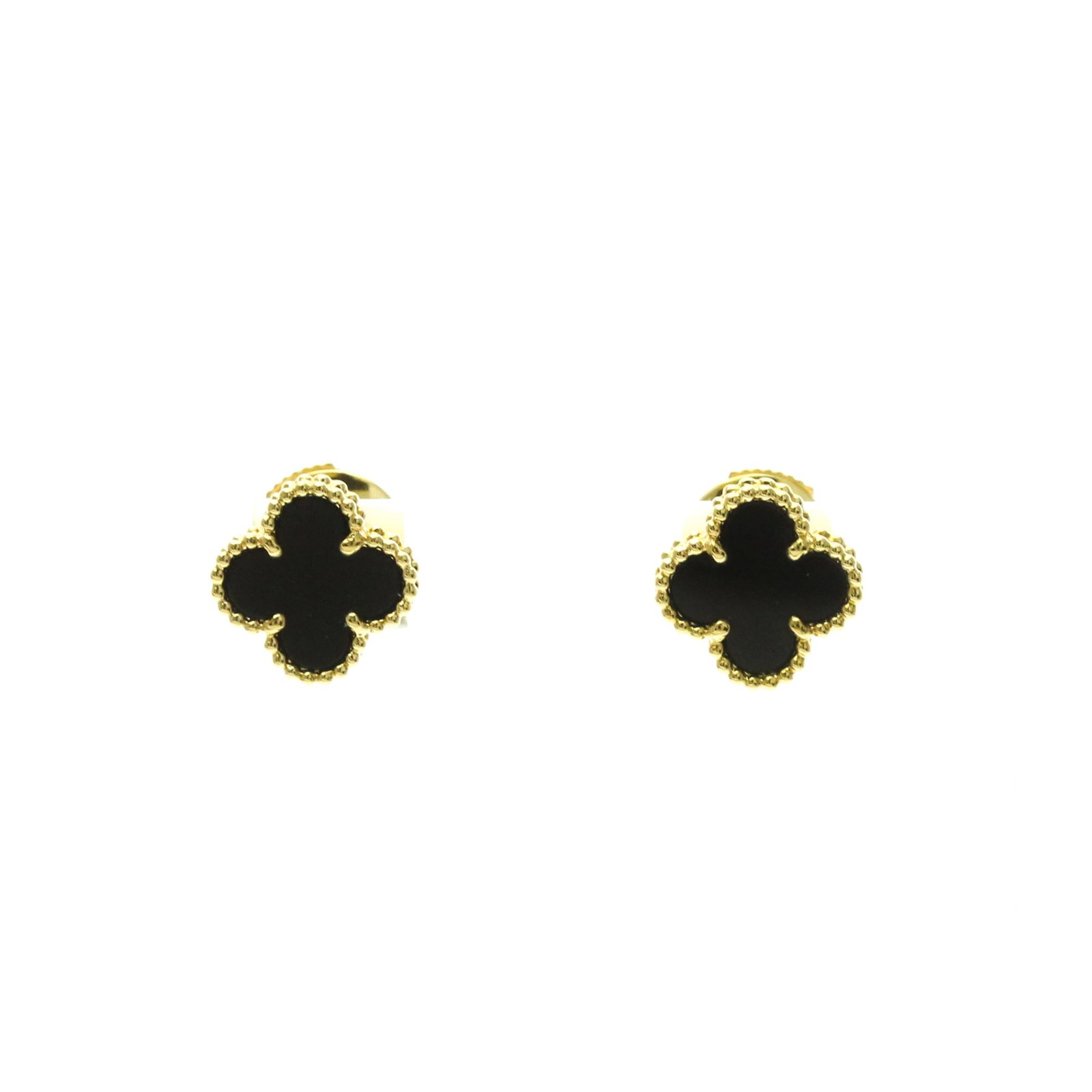 Van Cleef & Arpels Stud Earrings Yellow Gold (18K) (1 of 8)
