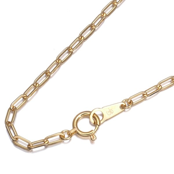 Gem castle yukizaki chain necklace 18k yellow gold: Gem castle yukizaki chain necklace 18k yellow gold 18k yellow gold chain necklace with Gem Castle YUKIZAKI design, showcasing the brand's unique style. This piece features 18k metal purity and a