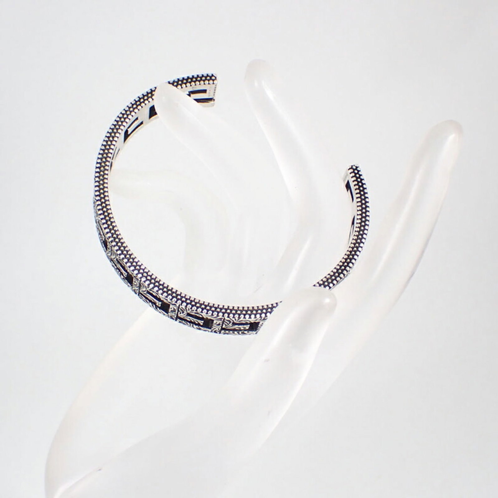 Sterling Silver Gucci Bangle 925 - 3