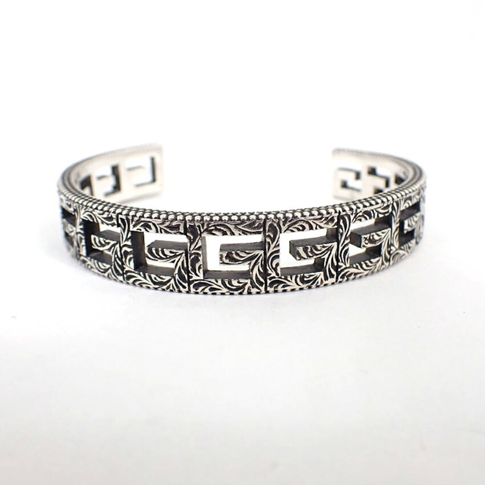 Sterling Silver Gucci Bangle 925 - 5