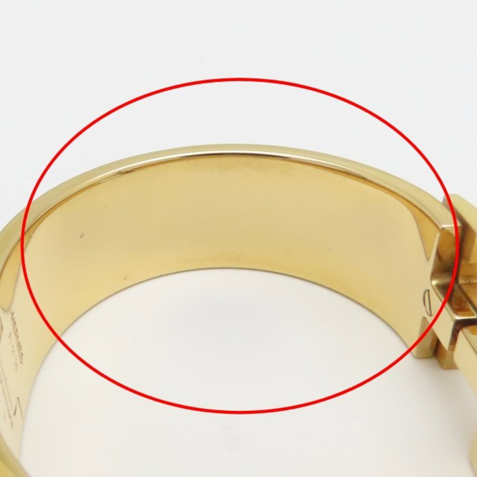 Hermes Bangle Enamel Gold Plating - 5