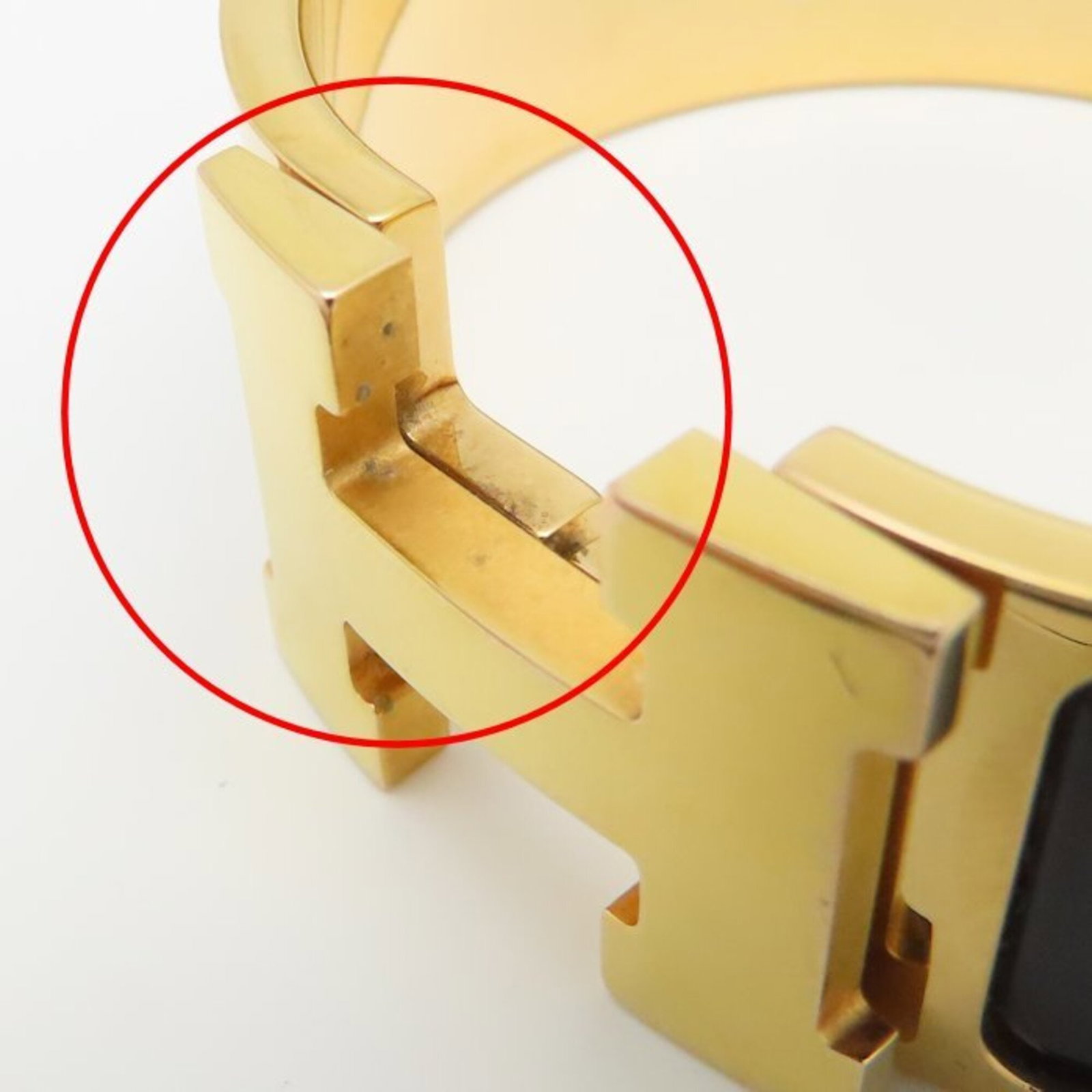 Hermes Bangle Enamel Gold Plating - 6