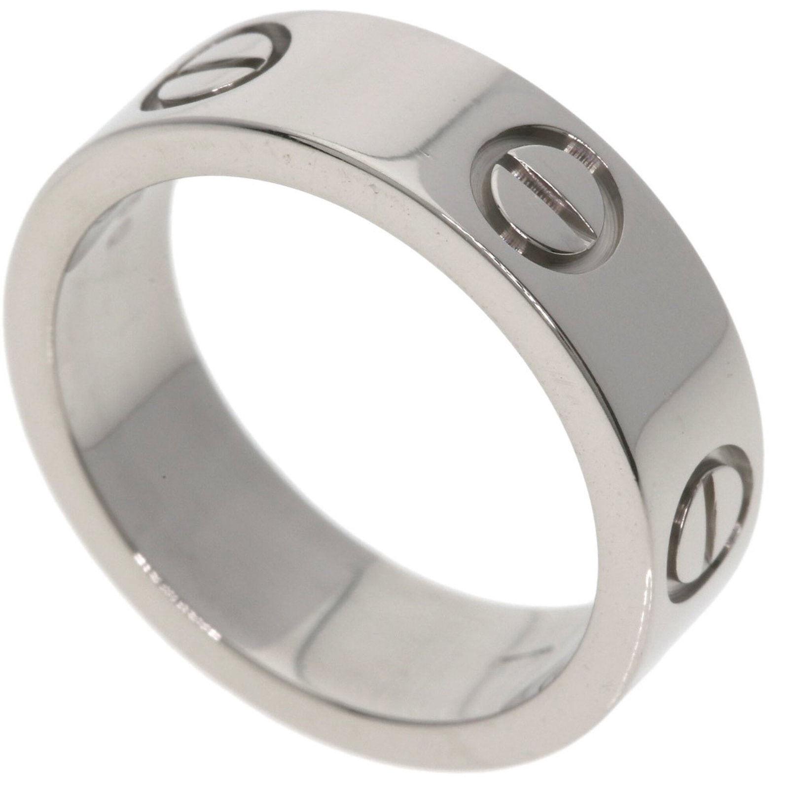 White Gold Cartier Band Ring 18K: White Gold Cartier Band Ring 18K 18K White Gold Cartier Band Ring for Women - A Timeless Classic. This elegant band ring features a sleek white gold design with an 18K material, measuring 5.5mm in wid