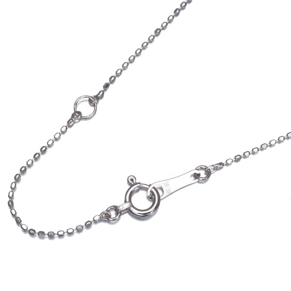 White Gold 750 40Cm Necklace 18K Chain Bead Ball Cut (1 of 3)