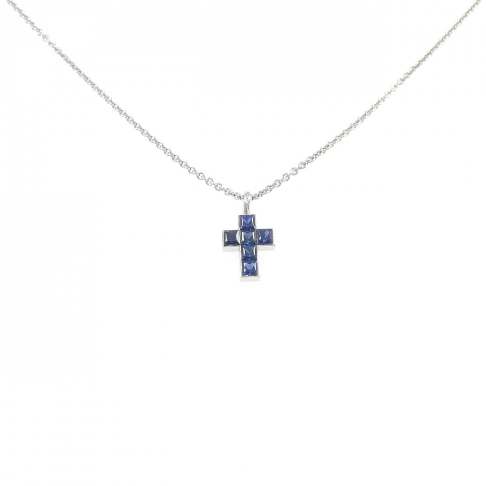 Sapphire Necklace by Cartier: Sapphire Necklace by Cartier Sapphire Necklace by Cartier - A Timeless Piece of Luxury.Made from platinum 950, this exquisite necklace features a stunning sapphire pendant that adds a touch of eleganc