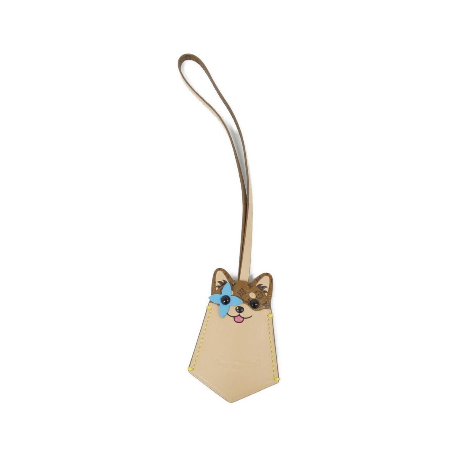 Louis Vuitton Handbag Charm Leather: Louis Vuitton Handbag Charm Leather Coated leather, Vachetta maroon color, and a classic design make this Louis Vuitton handbag charm stand out. Bearing a signature, this used item features a few trac