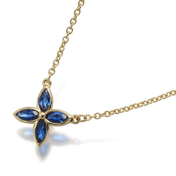 Victoria 18K Tiffany Necklace Gold Sapphire Yellow: Victoria 18K Tiffany Necklace Gold Sapphire Yellow Yellow gold Tiffany & Co. necklace features a natural sapphire pendant, part of the Victoria collection, bearing a signature. The piece is crafted fr