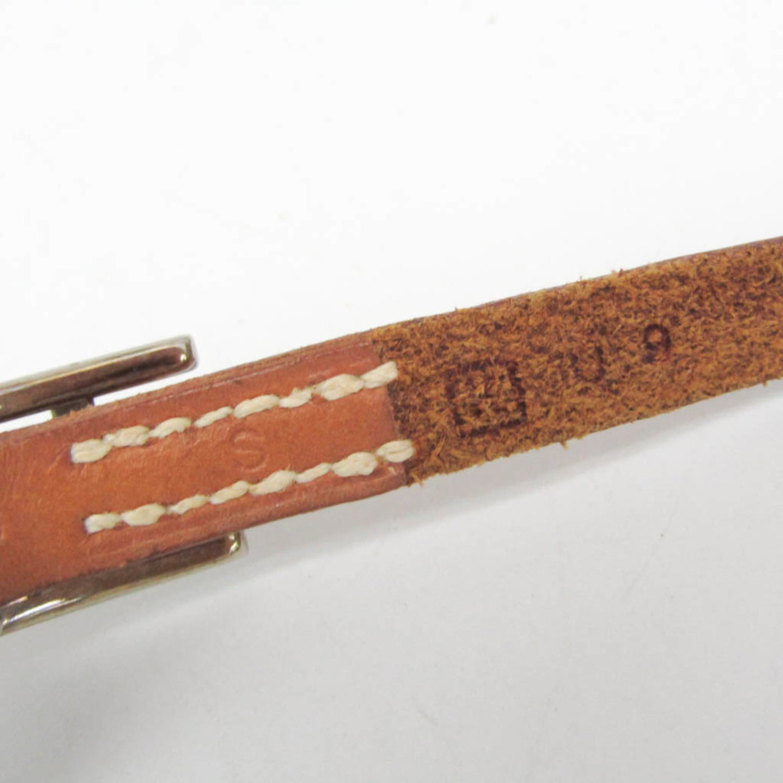 Metal leather bangle Hermes - 9