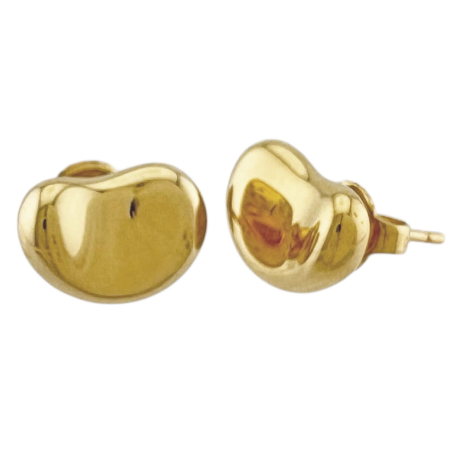 Gold Stud Yellow Earrings Tiffany: Gold Stud Yellow Earrings Tiffany Yellow Gold (18K) Stud Earrings from Tiffany are crafted with 8.00mm x 11.00mm dimensions and feature a subtle yellow gold hue, making them a beautiful addition to an