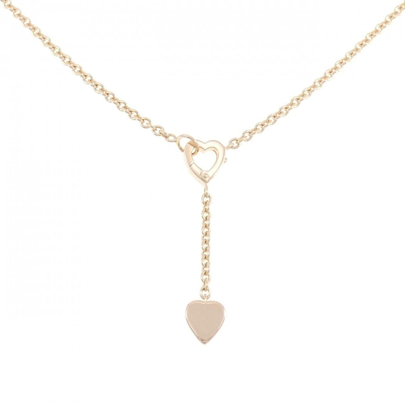 Mon Amour Necklace by Cartier: Mon Amour Necklace by Cartier Pink Gold (18K) pendant necklace by Cartier, featuring a beautiful design with a few traces of usage visible. The necklace has some scratches and dirt but remains in very