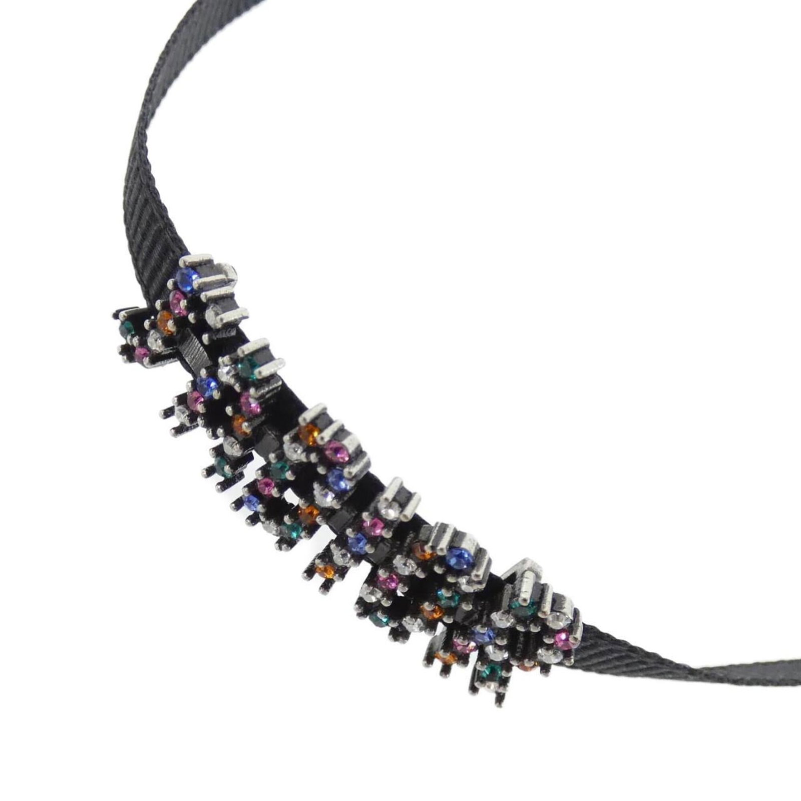 Christian Dior J Necklace: Christian Dior J Necklace The Christian Dior J Necklace boasts a sleek, multi-color design with a 10mm x 33mm pendant. Available in black and multi-color options, this necklace features a versatile