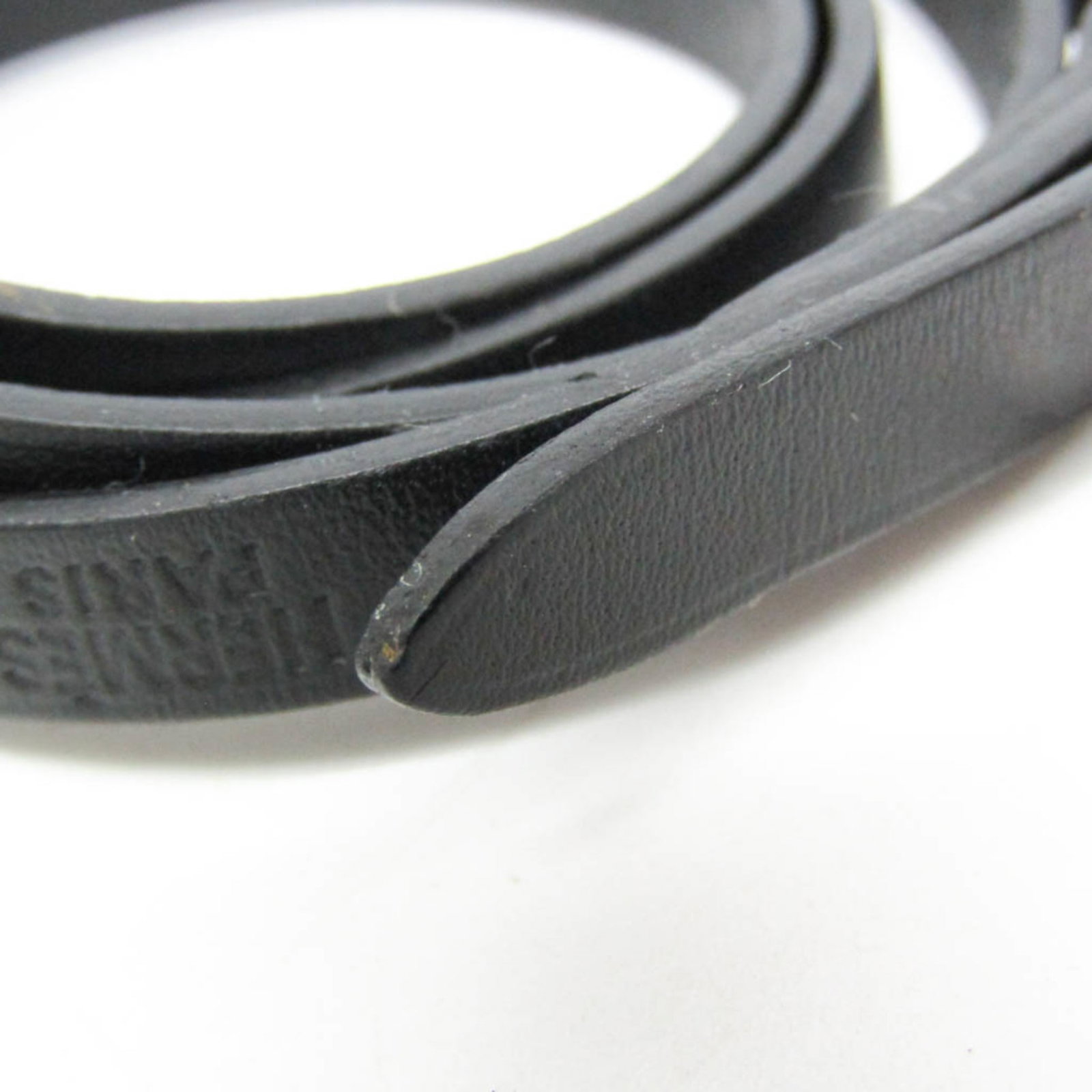 Metal leather bangle Hermes - 7