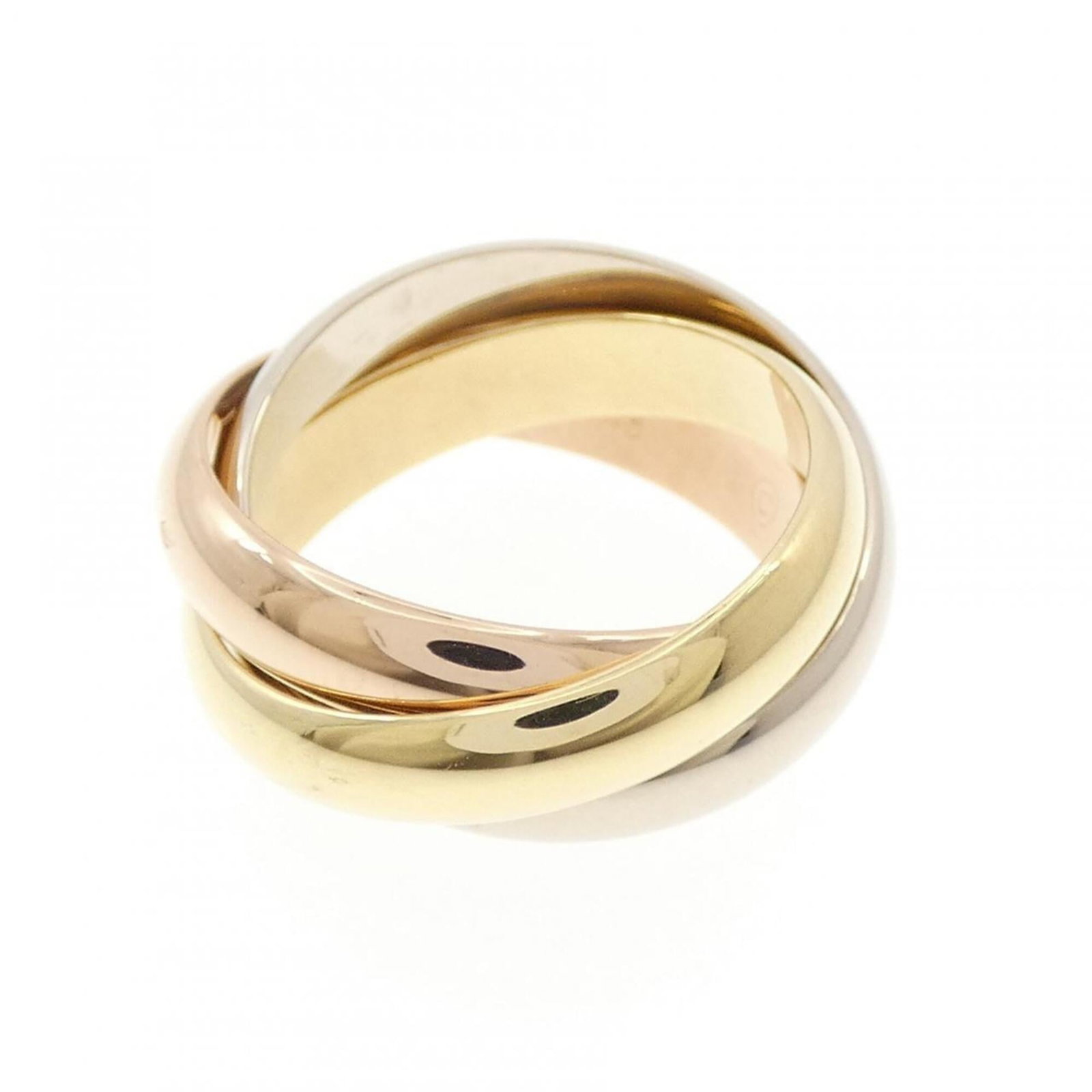 Cartier Pink 18k White 18k Yellow Gold Ring Band: Cartier Pink 18k White 18k Yellow Gold Ring Band The Cartier Pink 18k White 18k Yellow Gold Ring Band is a statement piece featuring pink gold, white gold, and yellow gold in a striking combination.