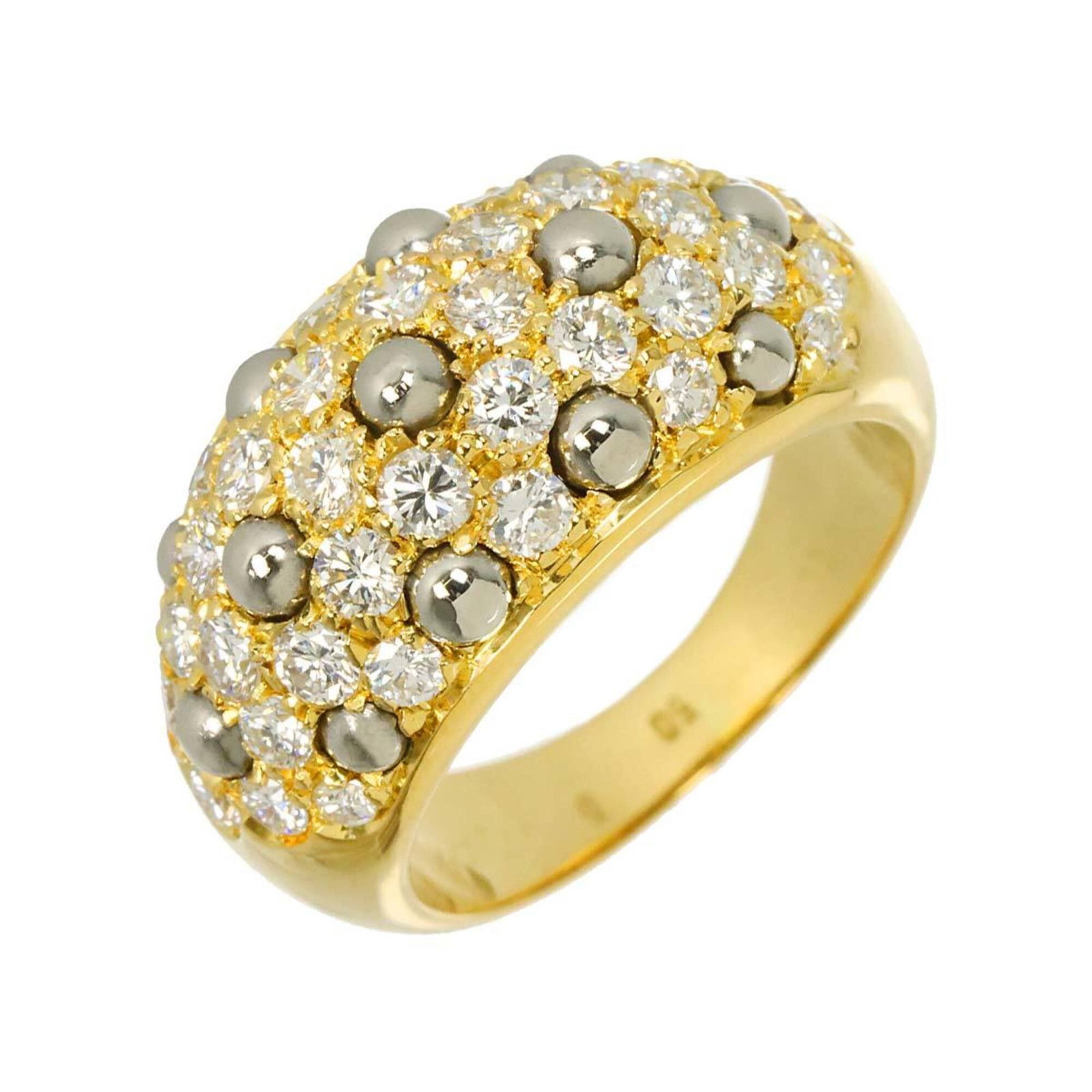 Cartier Band Ring White Gold (18K) Yellow Gold (18K): Cartier Band Ring White Gold (18K) Yellow Gold (18K) Cartier Band Ring White Gold (18K) Yellow Gold (18K) - A luxurious band ring featuring white gold and yellow gold, carefully crafted to add a touch