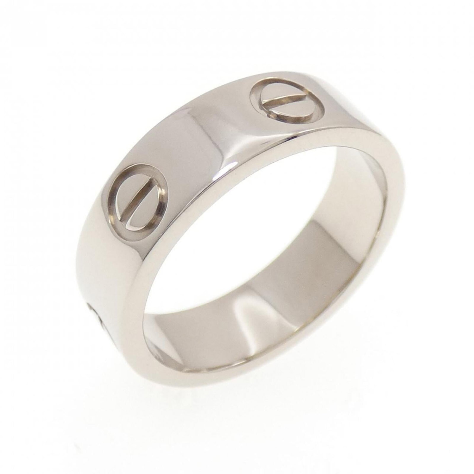 White Gold Cartier Band Ring 18K: White Gold Cartier Band Ring 18K White Gold Cartier Band Ring 18K features an elegant design with 18K white gold material, making it a sophisticated accessory for women. The ring boasts a classic
