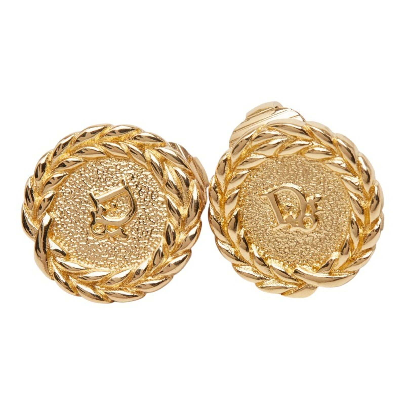 Christian Dior Clip Earrings Gold Plating: Christian Dior Clip Earrings Gold Plating Christian Dior Clip Earrings in Gold Plating, featuring elegant design and luxurious gold plating finish. Made from high-quality materials, these earrings