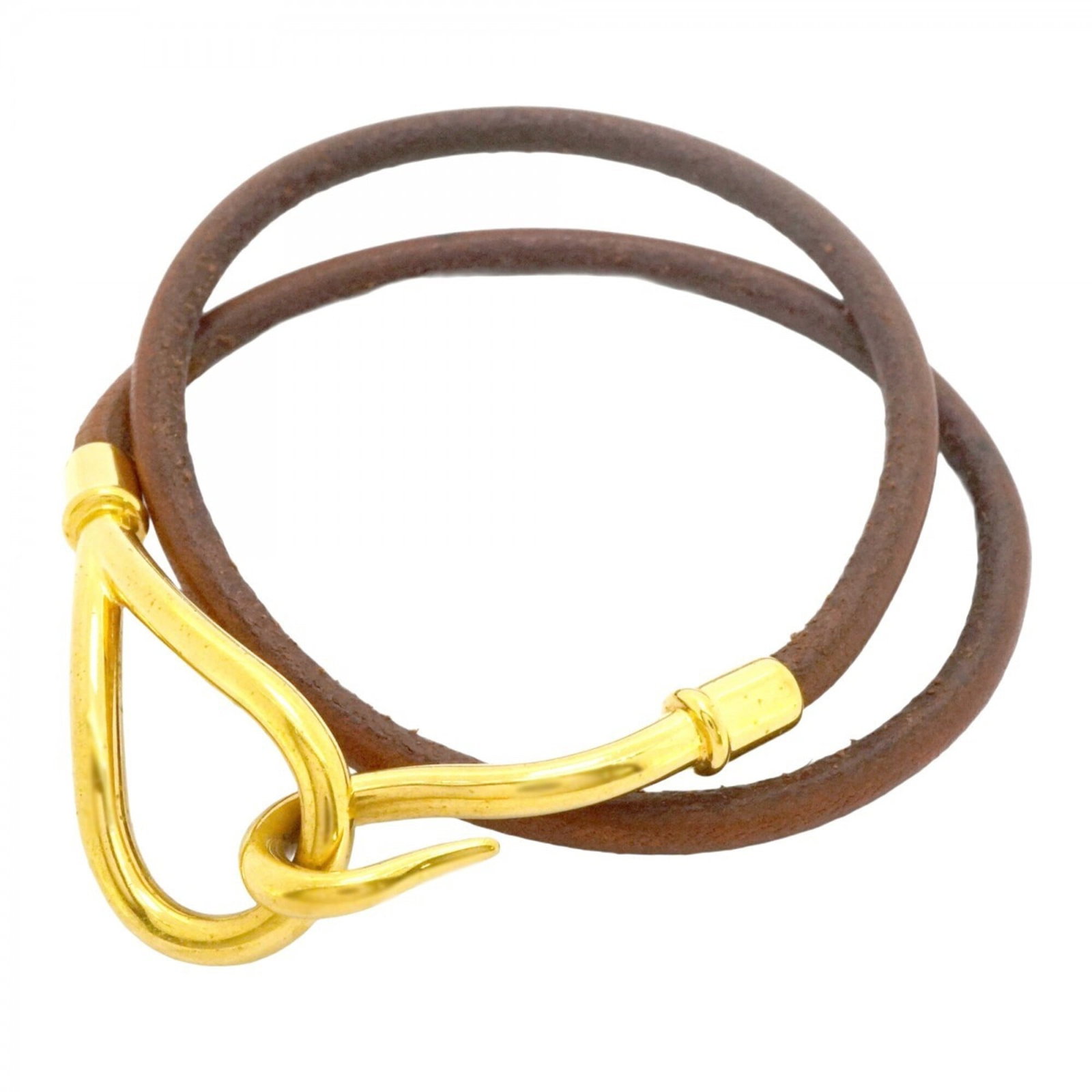 Hermes Charm Bracelet Gold Plating Leather: Hermes Charm Bracelet Gold Plating Leather Gold Plating Leather Charm Bracelet from Hermes Features Brown and Gold Accents, with Traces of Usage Showing. This 16.5cm / 6.49'' Used Charm Bracelet is