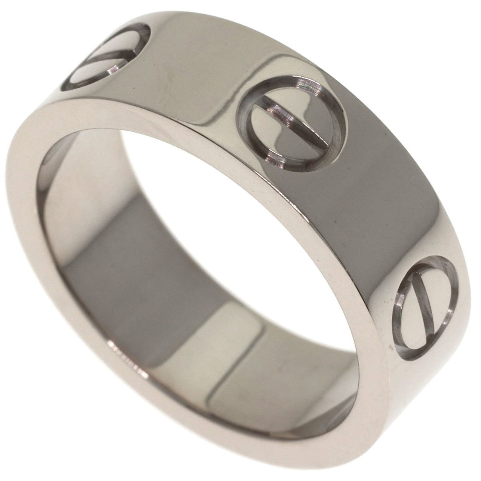 Cartier Band Ring: Cartier Band Ring Cartier Band Ring in excellent condition, featuring 18K white gold and a sleek design. The ring bears a signature, although the identity of the artist cannot be confirmed. With some