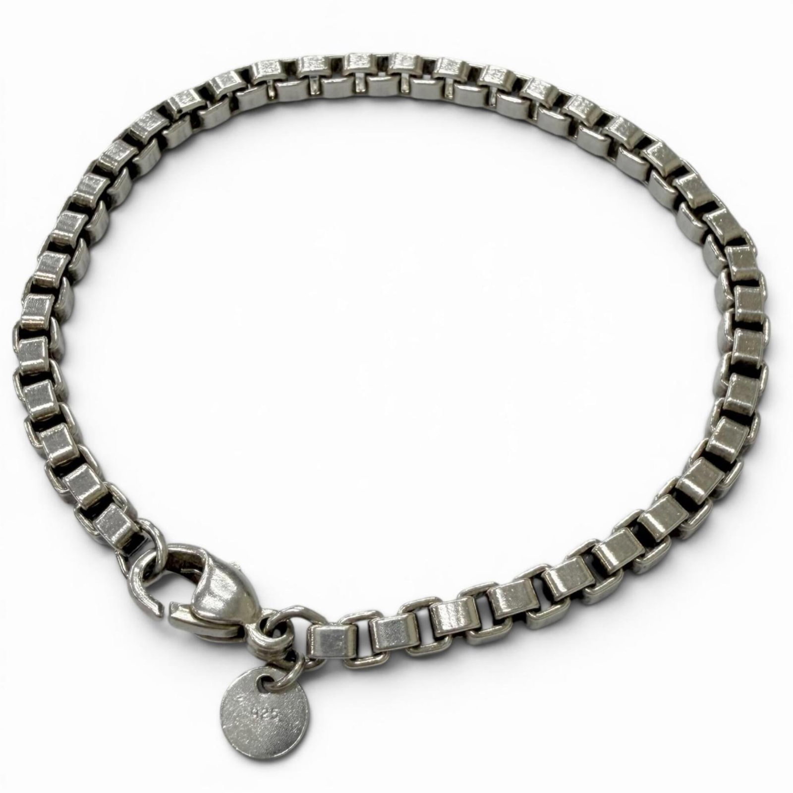 Charm Tiffany Bracelet 925 Silver (1 of 4)