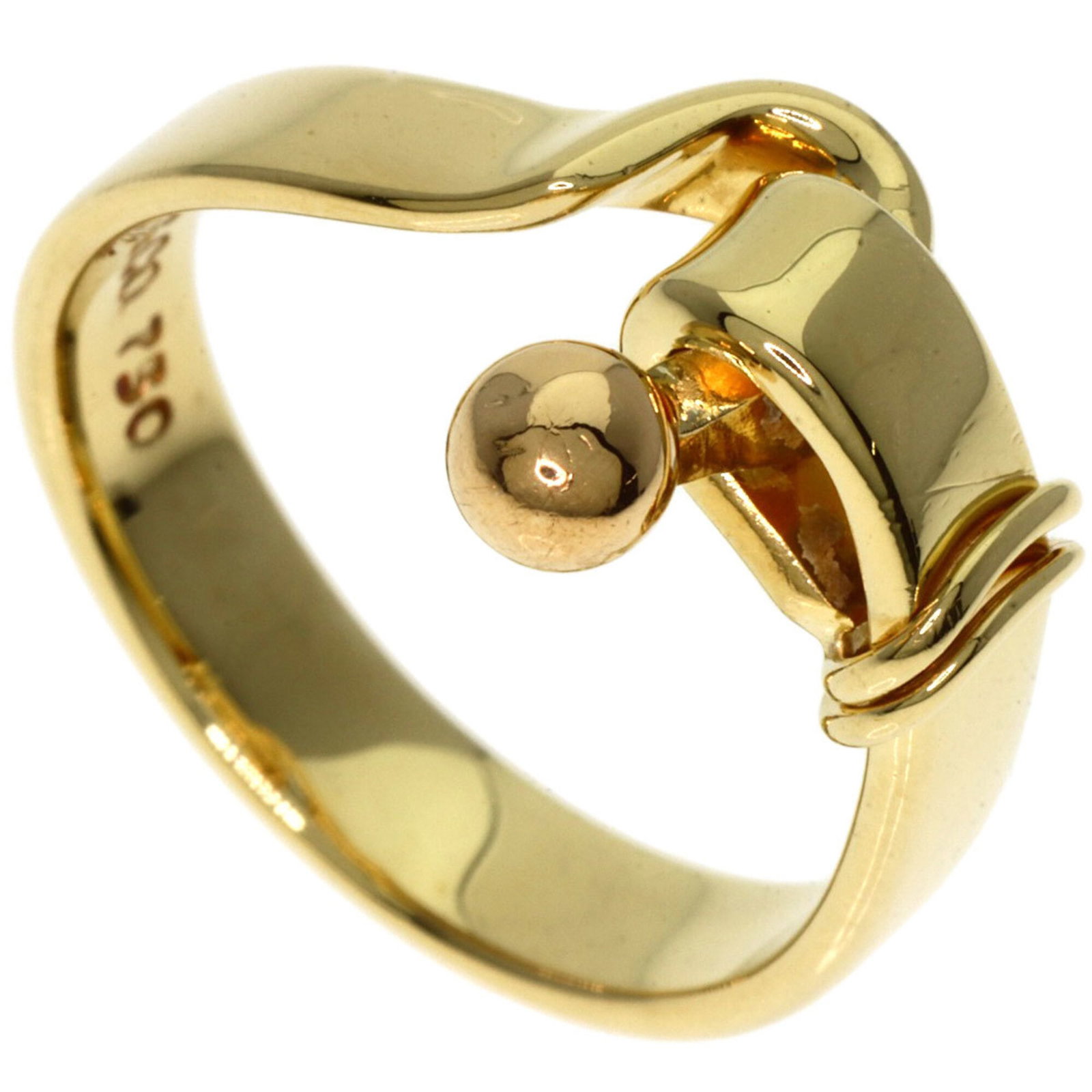 Tiffany Ring Gold Yellow 18K: Tiffany Ring Gold Yellow 18K Yellow gold 18K band ring from Tiffany, featuring a classic design with subtle wear. The item bears some scratches and dirt but remains in very good condition overall. A f