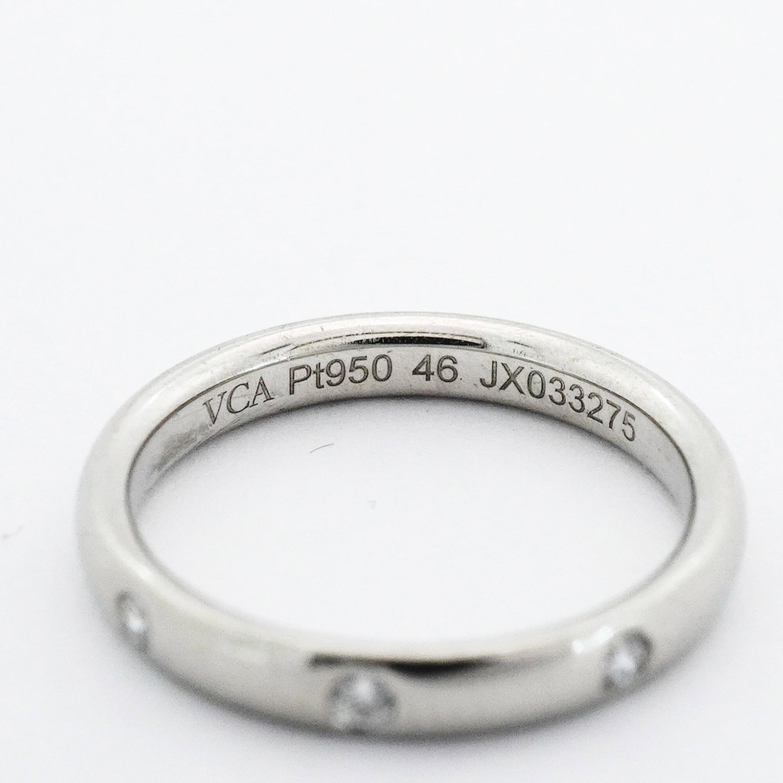 Band platinum ring van cleef arpels - 4