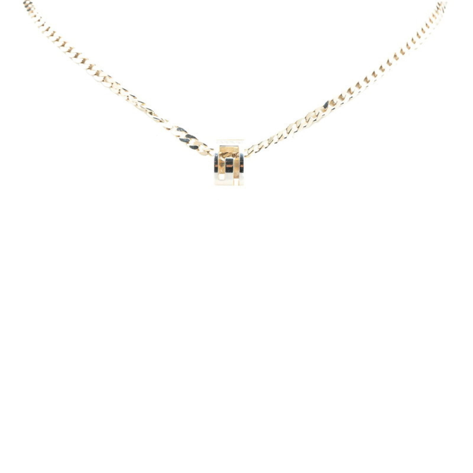 Gucci Cutout G Ring Necklace Sv925 Silver Women'S Gucci: Gucci Cutout G Ring Necklace Sv925 Silver Women'S Gucci Silver 925 Gucci Cutout G Ring Necklace for Women, featuring a classic design with a distinctive cutout detail. This elegant necklace boasts a s