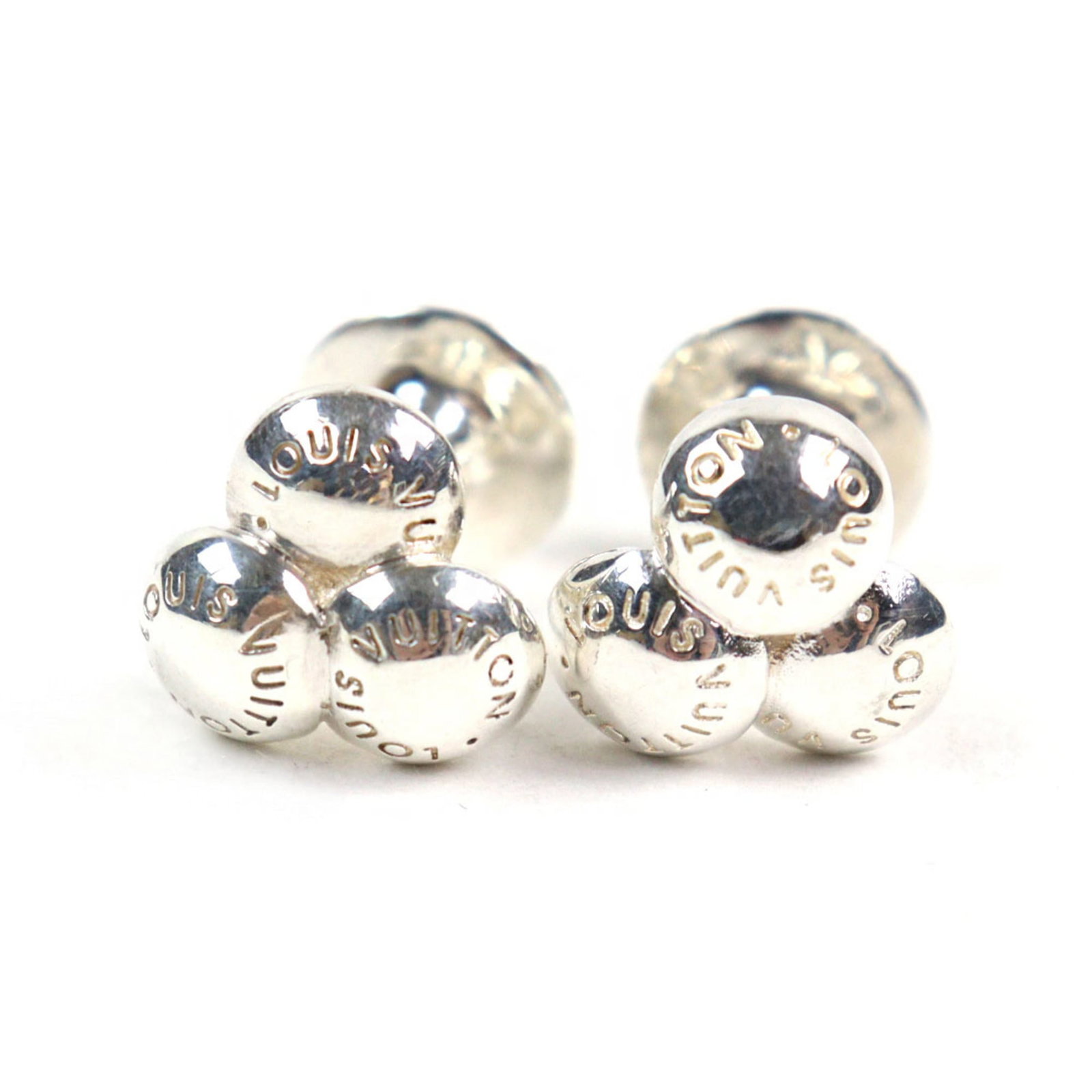Stud Button Louis Vuitton Silver 925
