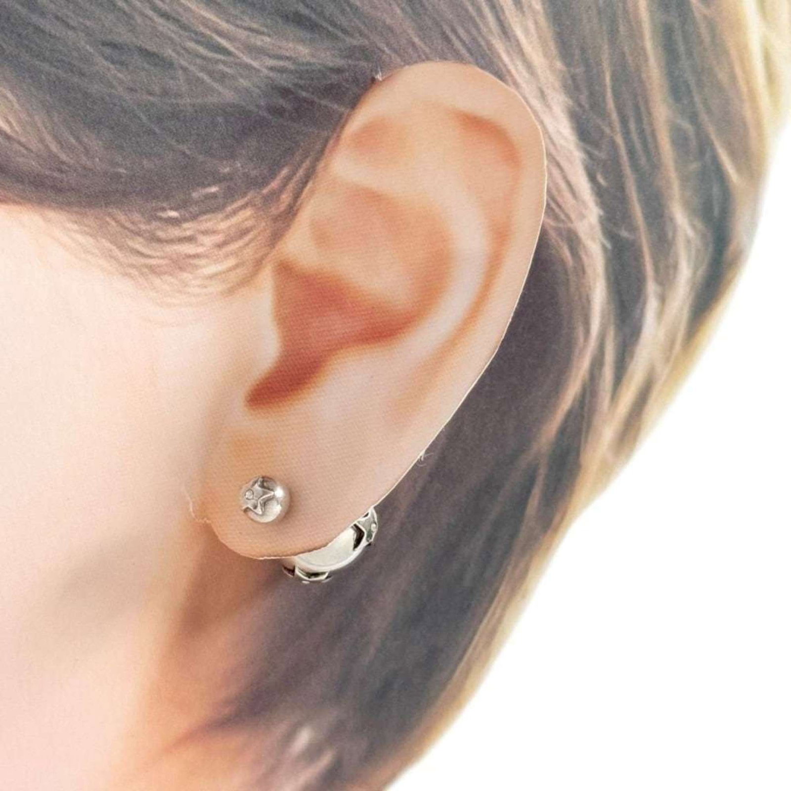 Dior Stud Earrings Silver 925 - 10