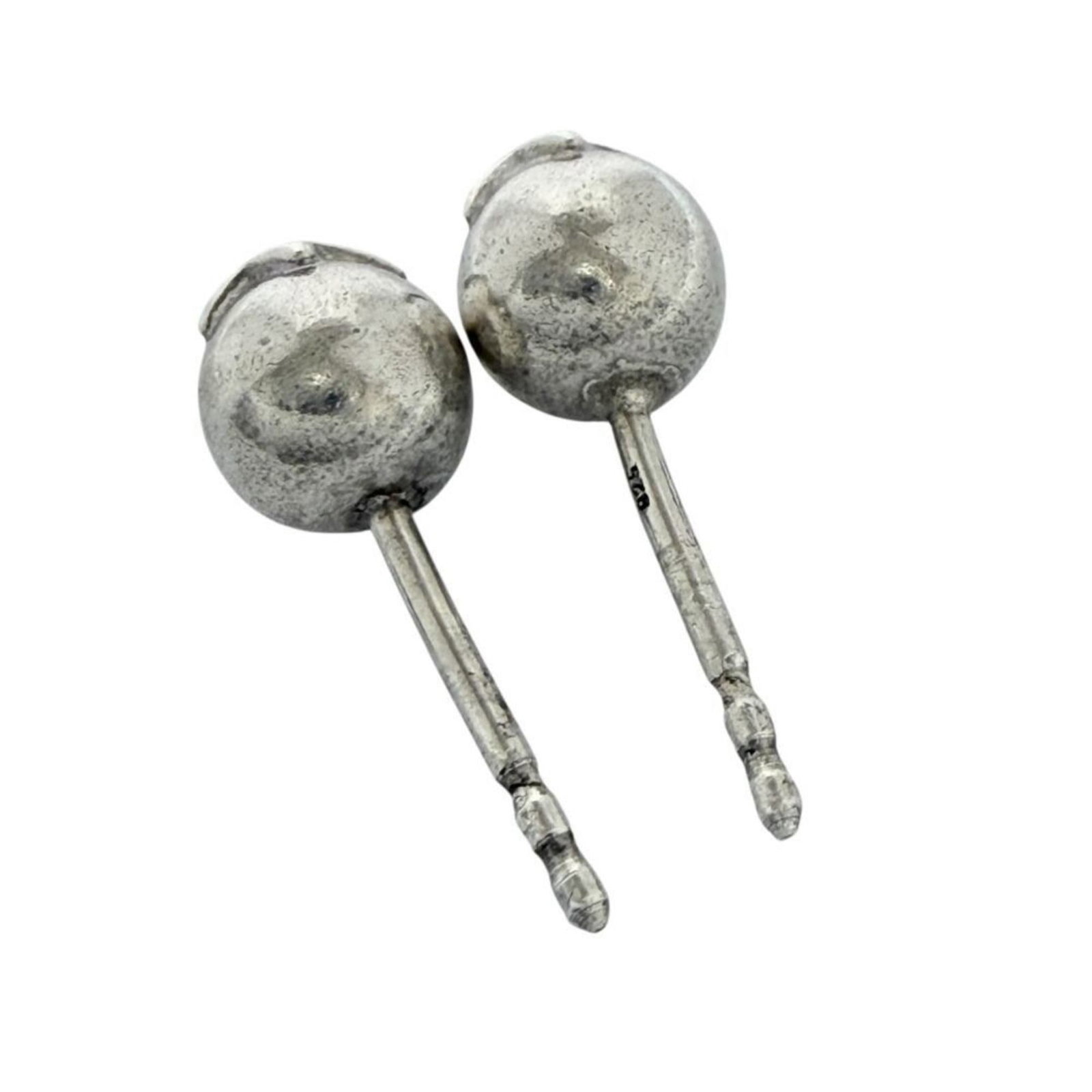 Dior Stud Earrings Silver 925 - 6