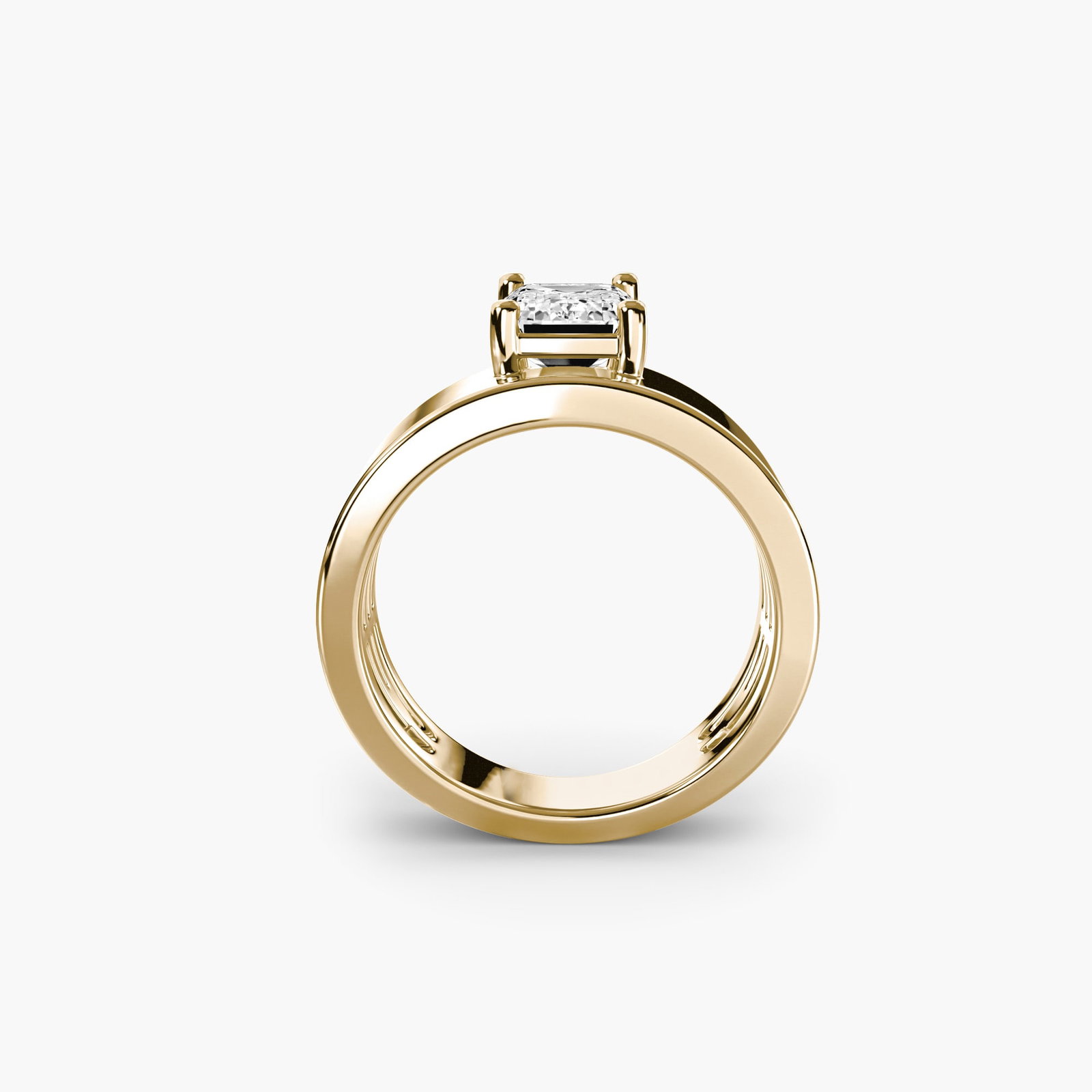 Vintage Emerald 14Kt Yellow Gold Ring Setting (1 of 5)