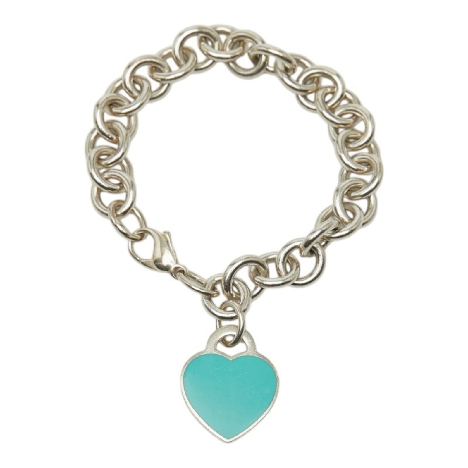 Charm Tiffany Bracelet 925 Silver: Charm Tiffany Bracelet 925 Silver Silver charm bracelet from Tiffany, made from 925 sterling silver with a length of 16.5cm. The bracelet bears traces of usage and minor scratches/dirt, but remains
