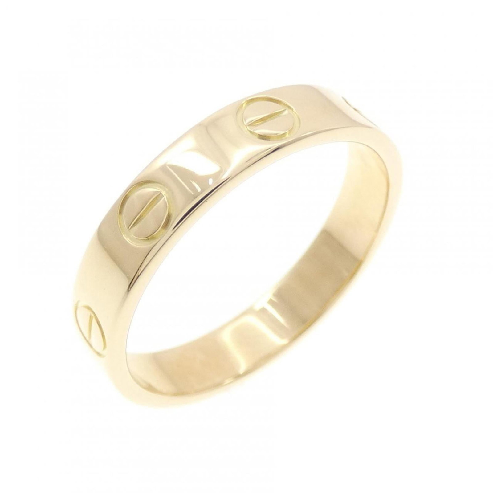 Yellow Gold Ring 18K Cartier: Yellow Gold Ring 18K Cartier Yellow Gold Ring 18K Cartier - A Timeless Classic. This beautiful 18K yellow gold band ring bears the signature of its renowned creator, Cartier. With a few traces of usag