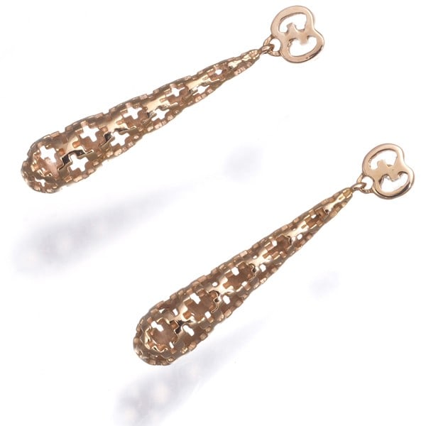 Gucci Earrings Diamantissima Drop 18K 750 Rose Gold (1 of 5)
